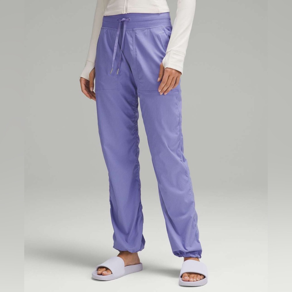 Lululemon dance studio pants dark lavender size 4